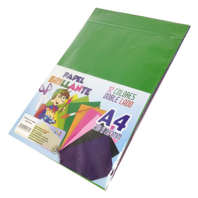 Papeles de tarjetas brillantes 230GSM para decoración de trabajo artesanal WOWOSS 20 hojas A4 Glitter Paper 10 colores 