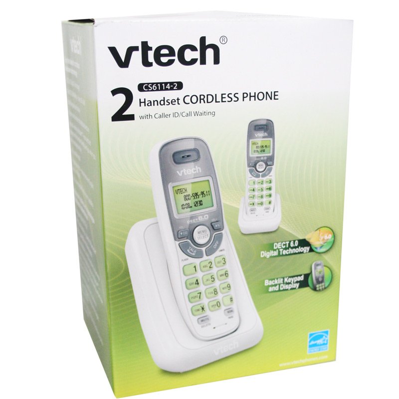 Telefono Inalambrico Vtech Cs6114-2 2 Bases