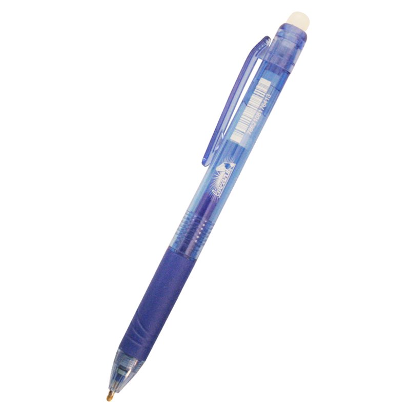 Boligrafo Borrable Retractil Plus Magic Click Azul Trazo 0,7 mm. Bolígrafos  borrables . La Superpapelería